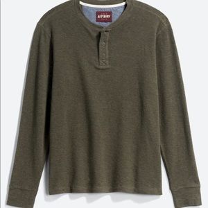 Alesbury Bryant Waffle Knit Henley - Size M